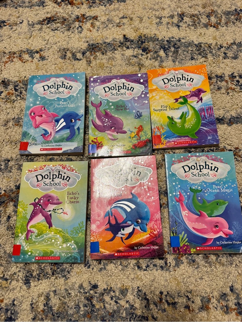 Dolphin School Children's Book Set of 6